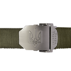Ремінь тактичний розвантажувальний офіцерський портупея швидкозмінна 125см 5903 Олива (OR.M_495) - зображення 4