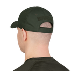 Бейсболка тактическая универсальная кепка для спецслужб CAMOTEC 6609 Олива (OR.M_540) - изображение 3