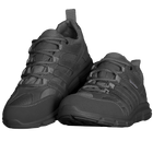 Кросівки тактичні шкіряні зносостійкі для охоронних структур для силових структур 43 Чорний (OR.M_2893) - зображення 1