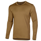 Чоловічий лонгслів тактовний чоловіча футболка з довгим рукавом для силових структур (L) Койот (OR.M_856) - зображення 1