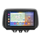 Магнитола Lesko Hyundai Tucson III Рестайлинг 2018-2021 IPS 10" 4/64Gb CarPlay 4G Wi-Fi GPS Prime Туксон