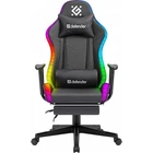 Кресло игровое Defender Watcher 64334 60мм RGB ПУ Black