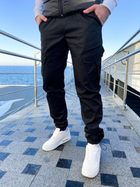 Мужские тактические штаны Карго весенние черные XXL - изображение 3
