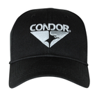 Бейсболка для стрельбища Condor Signature Range Cap 161084 Чорний - изображение 1