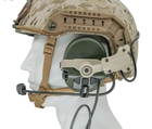 Кріплення активних навушників MSA Sordin SD-ACH-25G Coyote на шолом Койот чебурашка ARC - зображення 9
