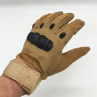 Тактические перчатки с закрытыми пальцами L, Песочный - изображение 3
