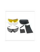 Тактические очки три варианта защитного стекла TGG2 Black 3 в 1 - изображение 7