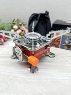 Газовий туристичний пальник KOVAR Portable Card Type Stove K-202 у чохлі з п'єзопідпалом