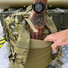 Походный Рюкзак Assault 45л с системой Molle / Прочный водонепроницаемый Ранец мультикам - изображение 6