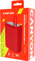 Głośnik przenośny Canyon BSP-4 BT V5.0 Red (CNE-CBTSP4R) - obraz 4