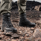 Берцы зимние мужские тактические непромокаемые ботинки M-tac Thinsulate Black размер 40 (26.5 см) высокие с утеплителем - изображение 5