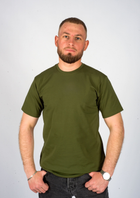 Тактична чоловіча футболка хакі L (52-54) - изображение 1