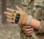 Перчатки тактические Oakley беспалые армейские Coyote M - изображение 2