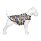 Курточка-накидка для собак WAUDOG Clothes, малюнок "Бетмен комікс", XL, А 47 см, B 68-80 см, С 42-52 см 506-4005