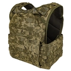 Военный жилет плитоноска для бронепластин с боковыми карманами для плит 300х250мм Пиксель - изображение 2