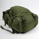 Рюкзак тактический штурмовой 45 л Oxford 1000D Олива - изображение 5