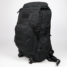 Рюкзак тактический штурмовой 45 л Oxford 1000D Черный - изображение 11