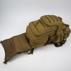 Рюкзак тактический штурмовой 45 л Oxford 1000D Койот - изображение 10