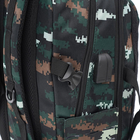 Рюкзак тканинний мілітарі JZ SB-JZC13009c-чорний - зображення 5