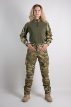 Убакс женский мультикам рубашка тактическая с длинным рукавом размер 56 - изображение 4