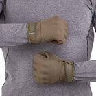 Перчатки тактические с закрытыми пальцами Military Rangers BC-9878 Цвет: Оливковый размер: XL - изображение 4