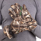 Перчатки для охоты и рыбалки теплые с закрытыми пальцами SP-Sport BC-9222 размер L Камуфляж Лес - изображение 4