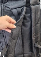 Рюкзак тактический баул 75 л (чёрный) - изображение 6
