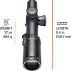 Прицел Bushnell AR Optics 3-9x40mm DropZone-223 SFP Черний - изображение 3
