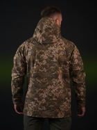 Тактична куртка утеплена BEZET Softshell Omega 9200 XL Піксель (2000093215488) - зображення 5