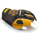 Тактичні рукавички Mechanix Wear M-Pact Leather Fingerless Framer без трьох пальців S - зображення 5