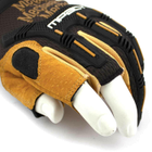 Тактические перчатки Mechanix Wear M-Pact Leather Fingerless Framer без трёх пальцев М - изображение 6