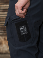 Тактические штаны утепленные BEZET Softshell Байрактар 9510 S Синие (ROZ6400181699) - изображение 8