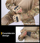 IDOGEAR G3 V2 Комплект Уніформи - бойова сорочка UBACS і штани з наколінниками Multicam оригінал Розмір XL - зображення 7