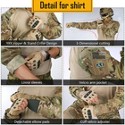 IDOGEAR G3 V2 Комплект Уніформи - бойова сорочка UBACS і штани з наколінниками Multicam оригінал Розмір XL - зображення 8