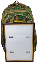 Міський рюкзак в стилі мілітарі 30x43x19 см Battlegrounds Зелений (2000002215165) - зображення 10
