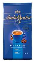 Кава в зернах 1000*6, пакет, "Blue Label", AMBASSADOR PREMIUM (PL)