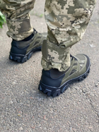 Чоловічі шкіряні кросівки (8414-3) 45 VZUTIK Хакі (2000002258698) - зображення 5