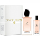 Zestaw damski Giorgio Armani Sì W 100 ml + miniaturka 15 ml (3660732078707) - obraz 1