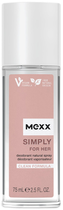 Perfumowany dezodorant dla kobiet Mexx Simply DSP W 75 ml (3616302937202) - obraz 1