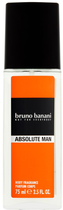 Perfumowany dezodorant Bruno Banani Absolute Man DSP M 75 ml (3614226765437) - obraz 1