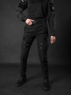 Тактичні штани BEZET Aggressive 1606 XS Чорні (ROZ6400181501) - зображення 3