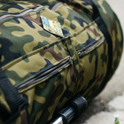 Тактична сумка-баул 120л армійська Оксфорд Камуфляж з кріпленням для каремату та саперної лопати. - зображення 5