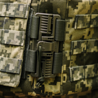 Тактична плитоноска військова з швидкоскидом, піксель - зображення 6