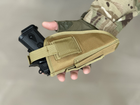 Универсальная кобура для пистолета Tactic кобура на пояс с карманом под магазин Койот (2023-holster-coyote) - изображение 6