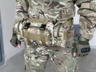 Тактическая сумка подсумок на пояс Tactic нагрудная сумка через плечо 5 л Мультикам (104-multic) - изображение 6