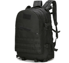 Тактический штурмовой рюкзак Tactic Raid рюкзак военный 40 литров Черный (601-black) - изображение 1