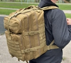 Тактический рюкзак штурмовой Tactic военный рюкзак на 40 литров Койот (Ta40-coyot) - изображение 4