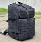 Тактичний рюкзак штурмовий Tactic військовий рюкзак на 40 літрів Чорний (Ta40-black) - зображення 3