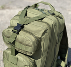 Тактичний рюкзак штурмовий Tactic військовий рюкзак на 25 літрів Олива (ta25-olive) - зображення 4