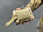 Тактический подсумок для телефона Tactic поясная сумка для документов Mini Warrior Мультикам (001-multicam) - изображение 6